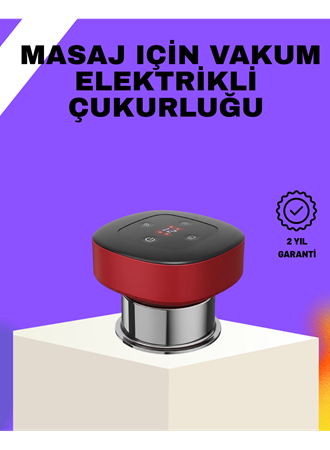 Vakumlu Masaj Aleti Çok Kademeli Emme Isıtmalı Ev Tipi Terapi
