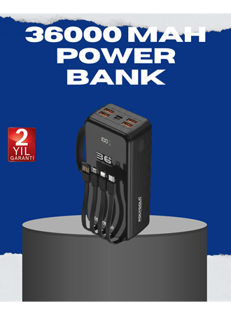 Çok Çıkışlı Taşınabilir Şarj Cihazı Dijital Göstergeli