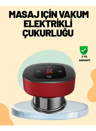 4’ü 1 Arada Elektrikli Çukurluk Masaj Seti Isı Masaj ve Kırmızı Işık
