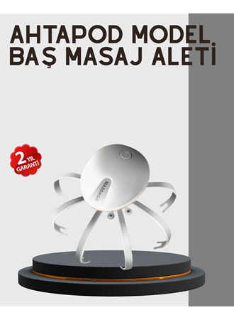 Kafa Derisi Masaj Aleti USB-C Şarjlı Rahatlatıcı ve Canlandırıcı Masaj