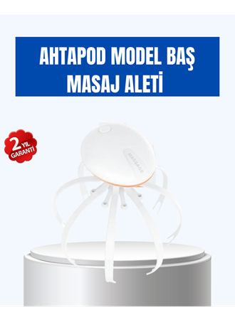 Kablosuz Kafa ve Boyun Masaj Aleti Akıllı Kapanmalı Derin Rahatlama