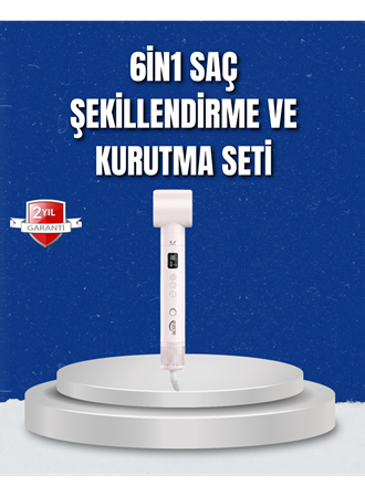 Negatif İyon Teknolojili 6-in-1 Profesyonel Saç Şekillendirici
