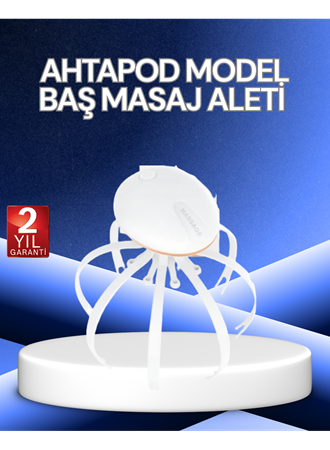 Elektrikli Kafa Masaj Cihazı 3 Modlu USB-C Şarjlı Rahatlatıcı Masaj Aleti