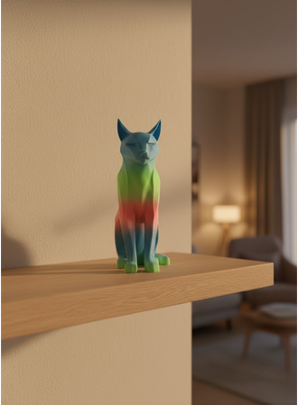 AÇIK RAİNBOW KEDİ