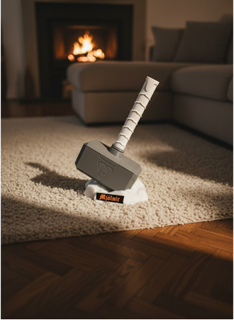 Thor Çekici Dekoratif Figür Mitolojik ve Fantastik Ev Aksesuarı 20x34 cm