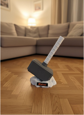 Thor’un Çekici Dekoratif Süs Güçlü ve İkonik Tasarım 20x34 cm