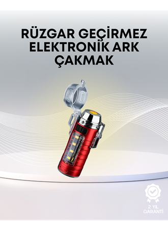 USB Şarjlı Suya Dayanıklı Elektrikli Çakmak