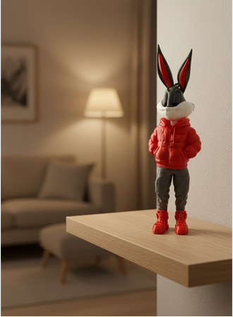 Bugs Bunny Dekoratif Figür