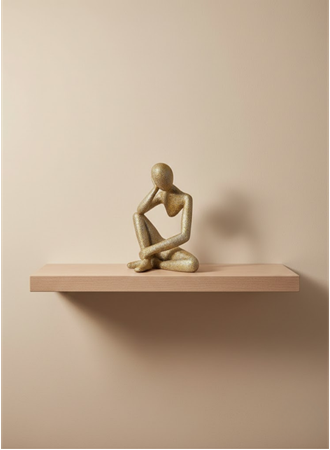 DEKORATİF İNSAN FİGÜRÜ SARI