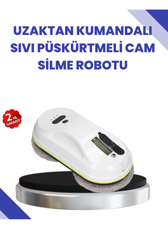 Uzaktan Kumandalı Akıllı Cam ve Pencere Temizleme Robotu
