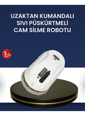 Çift Diskli Güvenli Otomatik Cam Silme Robotu