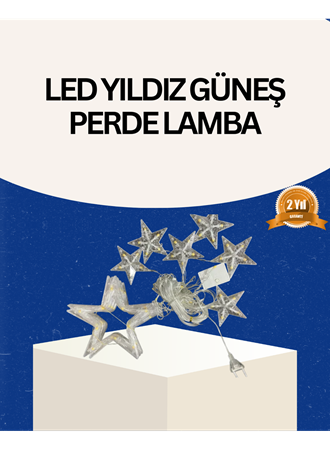 İç Mekan Uyumlu Yıldız Peri Led Perde 3x3 Metre
