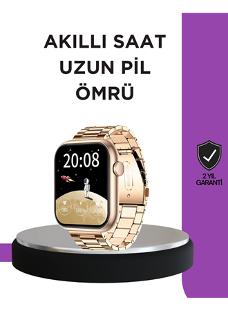 Sağlık Takipli Akıllı Saat 117 Spor Modlu AMOLED Ekran