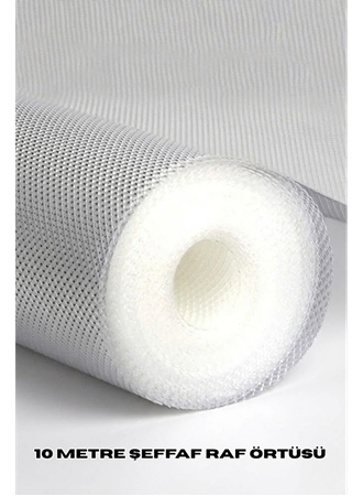 10 Metre Şeffaf Silikonlu Kaymaz Çekmece İçi Düzenleyici