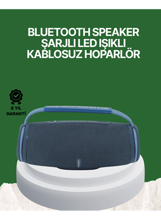 Net Stereo Ses Sunan IPX5 Su Geçirmez Bluetooth Hoparlör