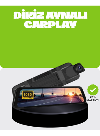 Ultra Geniş Açılı Araç Kamerası Dokunmatik Ayna Kayıtlı