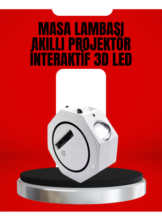 Taşınabilir 360° Ayarlanabilir Gökyüzü Projeksiyon Lambası