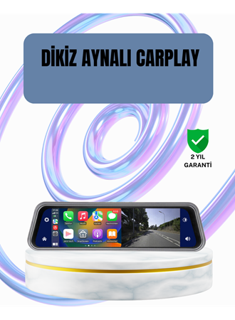 Ön Arka Kameralı Dokunmatik Dikiz Aynası 170° Geniş Açı