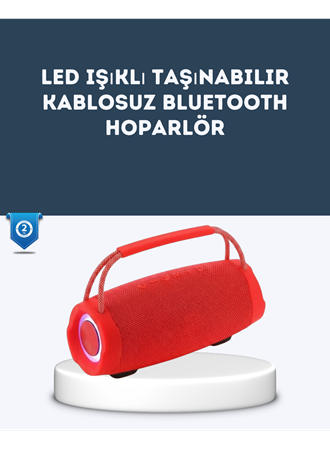 TF Kart ve AUX Destekli IPX6 Suya Dayanıklı Bluetooth Hoparlör