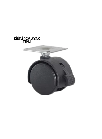 KİLİTLİ 4CM AYAK TEKLİ