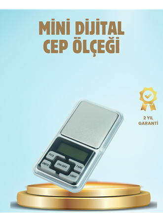 300 Gr Hassas Cep Terazisi Mavi Işıklı LCD Ekranlı