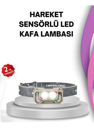 El Sallama Sensörlü LED Far Ayarlanabilir Işık Açısı