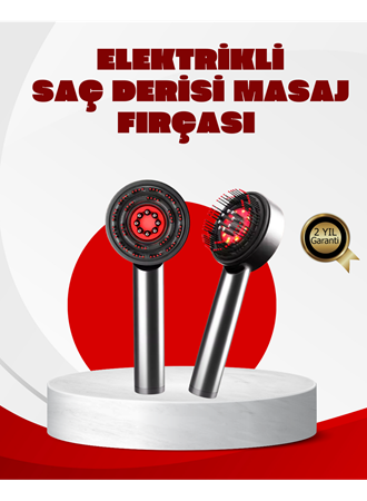 Esansiyel Yağ Hazneli LED Saç Bakım Masaj Tarağı