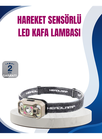 Hareket Sensörlü LED Far 45 Derece Ayarlı Şarj Edilebilir