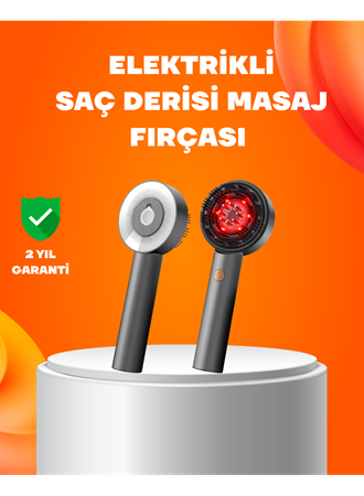 Kırmızı Işık Terapi Saç Derisi Masaj Tarağı 3 Modlu Yağ Hazneli