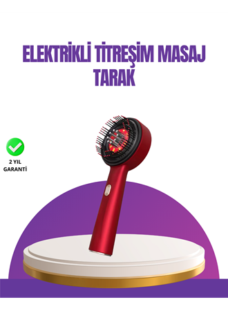 Kırmızı LED Işıklı Saç Derisi Masaj Aleti
