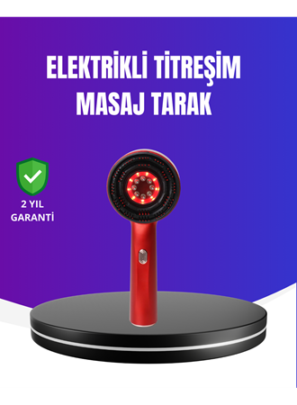 Kırmızı Işık Terapi Özellikli Saç Derisi Masaj Tarak Anti Dökülme