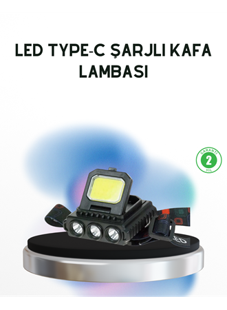 Şarjlı LED Kafa Lambası 800 Lumen COB XPE Ayarlanabilir Başlıklı