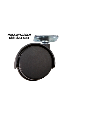 MASA AYAĞI 6CM KİLİTSİZ 4 ADET