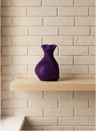 5 cm Mor Kalp Formlu Mini Vazo Modern Mini Dekor Ürünü