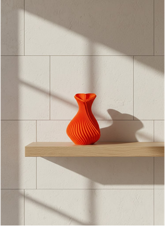 KALPLİ VAZO TURUNCU