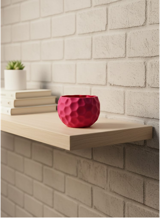 Küçük Boy Mor Saksı 5 cm Şık ve Minimal Dekoratif Tasarım