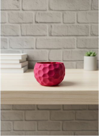 Mini Mor Dekoratif Saksı 5 cm Modern Masaüstü Bitki Saksısı