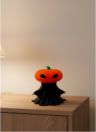 Cadılar Bayramı Temalı Balkabağı Figür 9cm Dekor Objesi