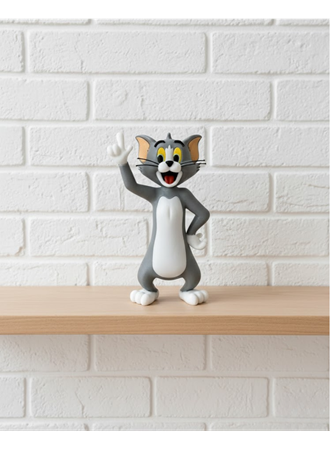 22 cm Tom Figürü Çizgi Karakter Biblo Koleksiyonluk Dekoratif Obje