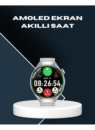 Akıllı Saat Bluetooth Görüşme Destekli – Spor, Sağlık ve Bildirim Özellikli