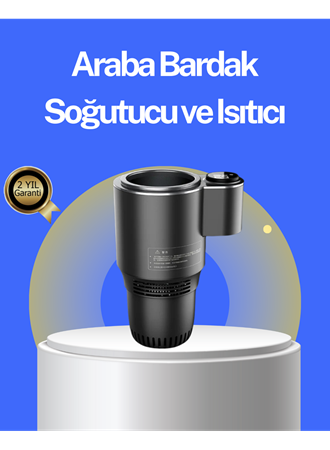Araç İçi Isıtıcı Soğutucu Bardaklık 60°C Isıtma -4°C Soğutma