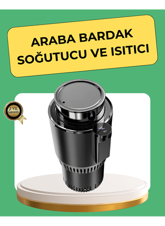 Isıtma Soğutma Özellikli Araç Bardaklığı Çakmak Girişli Akıllı