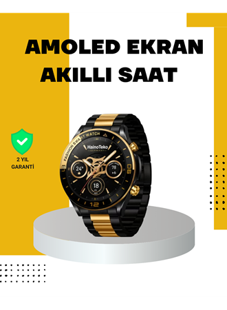 3 Bileklikli Amoled Akıllı Saat Bluetooth Çağrı ve Sağlık Takipli