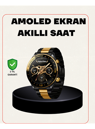 Amoled Akıllı Saat Manyetik Şarj GPS Destekli Spor ve Günlük Kullanım