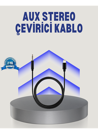 iPhone Lightning 3.5mm Aux Çevirici Kablo JH-023 Stereo Ses Aktarıcı