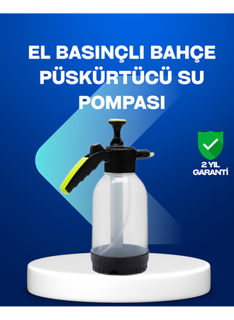Basınçlı Manuel Köpük Pompası 2L Ayarlanabilir Sprey Başlıklı Temizlik