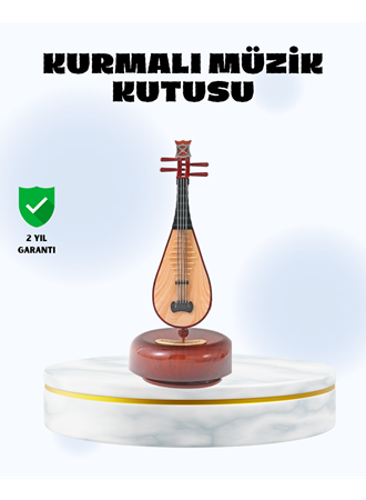 Enstrüman Şeklinde Müzik Kutusu Lüt Tasarım Melodious Music