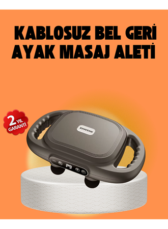 Şarjlı 6 Başlıklı Masaj Tabancası 2000 mAh Sessiz Güçlü Motor