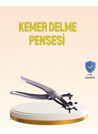 Profesyonel Deri Delme Pensesi Döner Başlıklı Kemer Delici 6 Fonksiyonlu