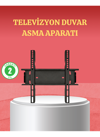 32-42 İnç TV Askı Aparatı Kolay Kurulum Düz ve Kompakt Tasarım